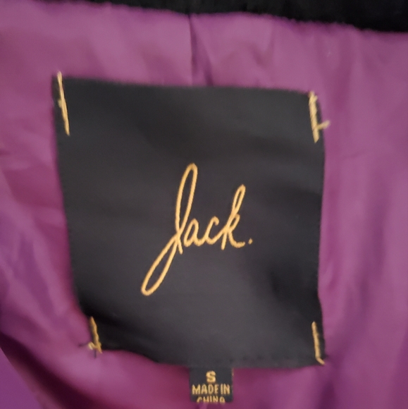 Grey and black woolen winter coat - Picture 4 of 4